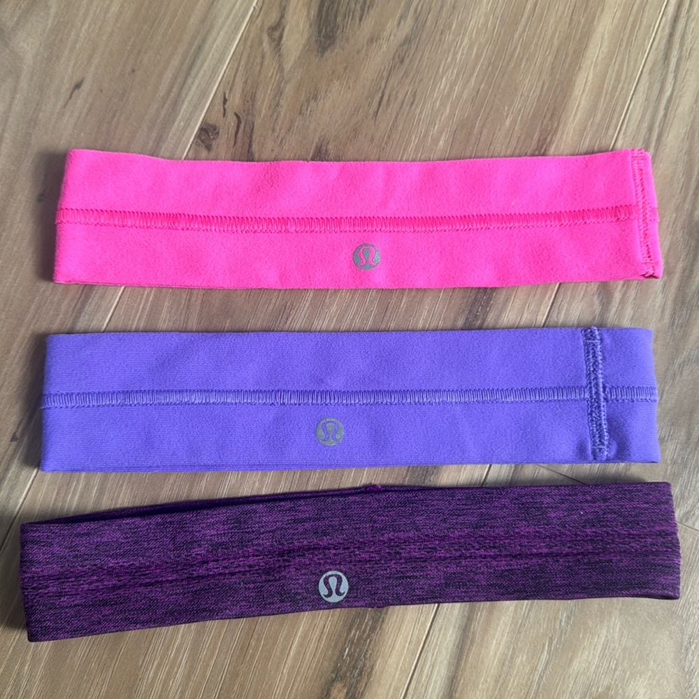 Lululemon headbands x3